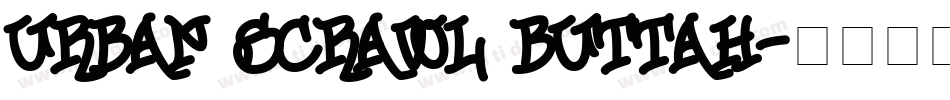 Urban Scrawl Buttah字体转换